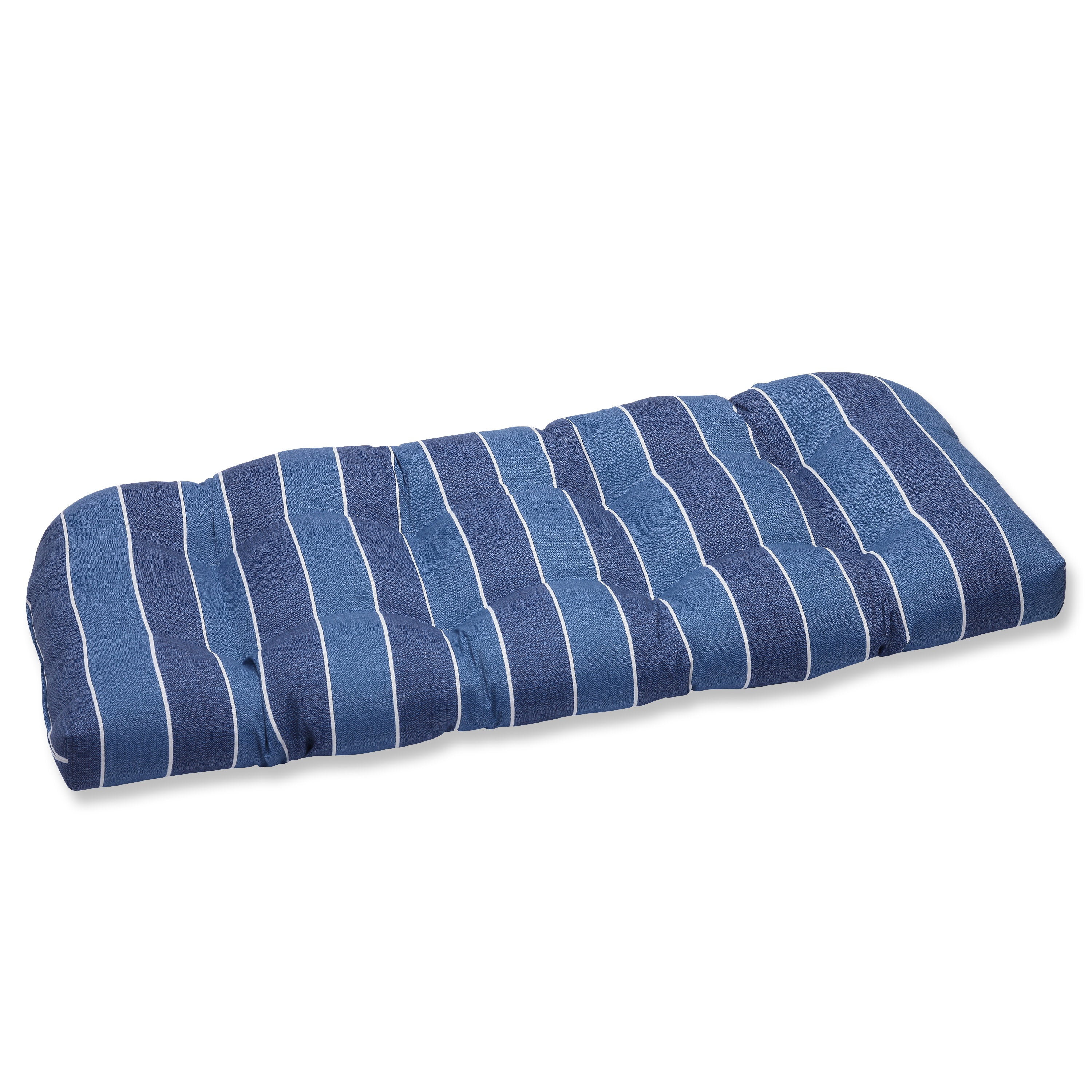 Wickenburg Indigo Wicker Loveseat Cushion