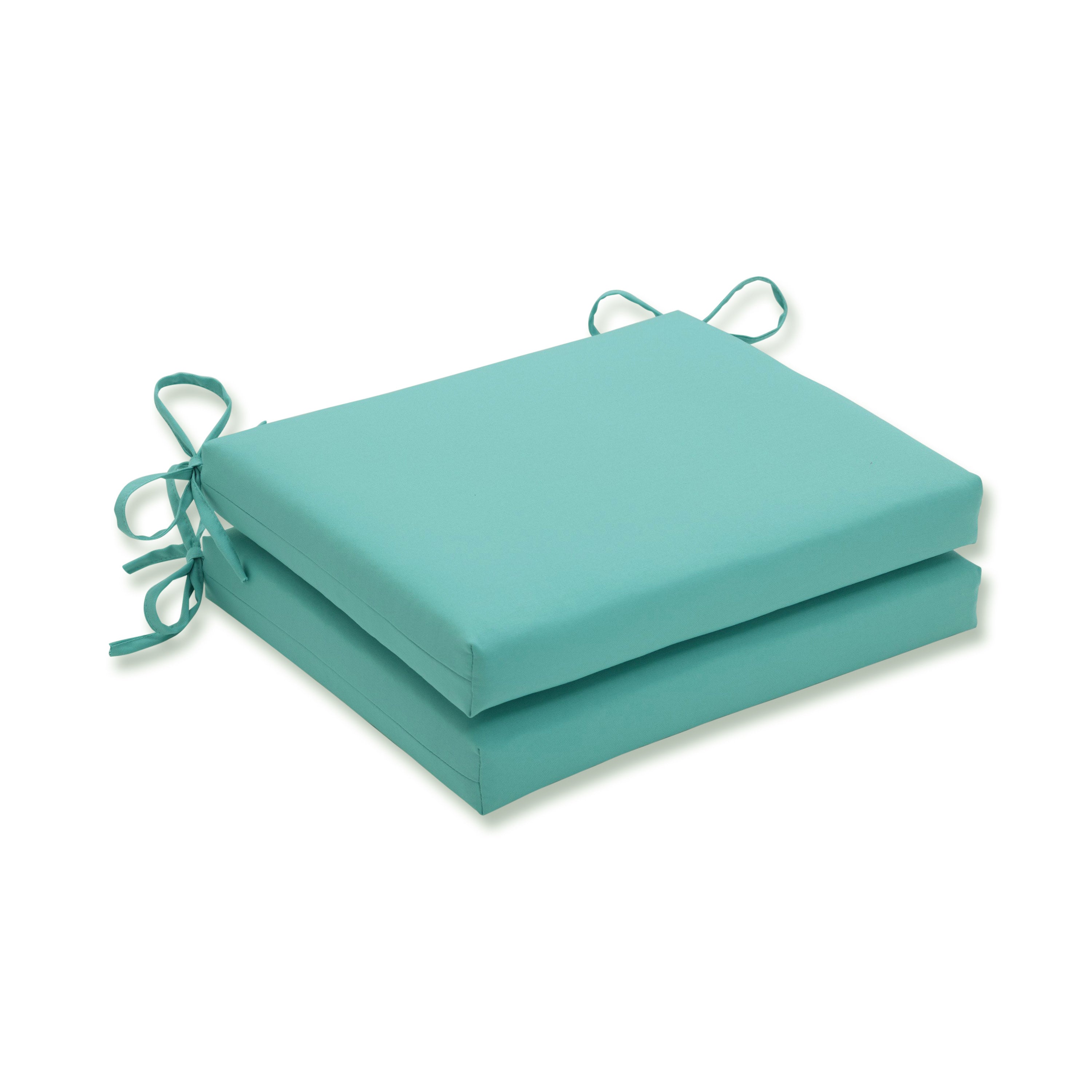 Outdoor/Indoor Radiance Pool Squared Corners Seat Cushion (Set of 2)