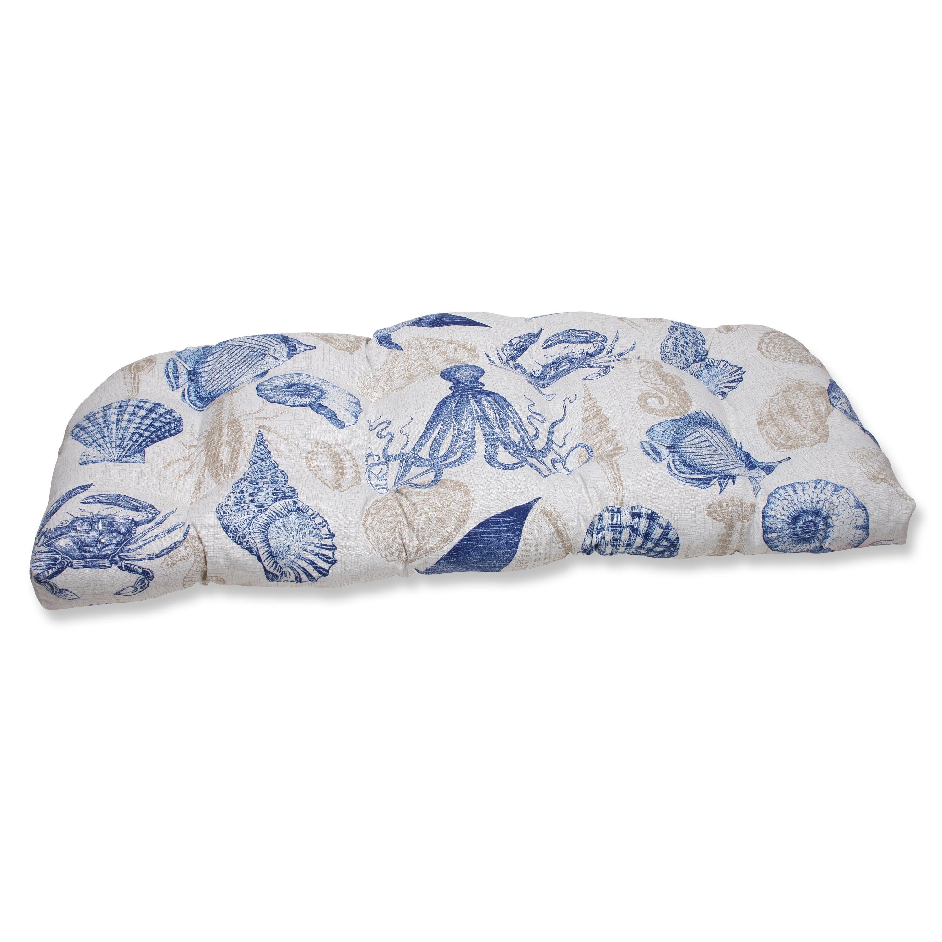 Sealife Marine Wicker Loveseat Cushion