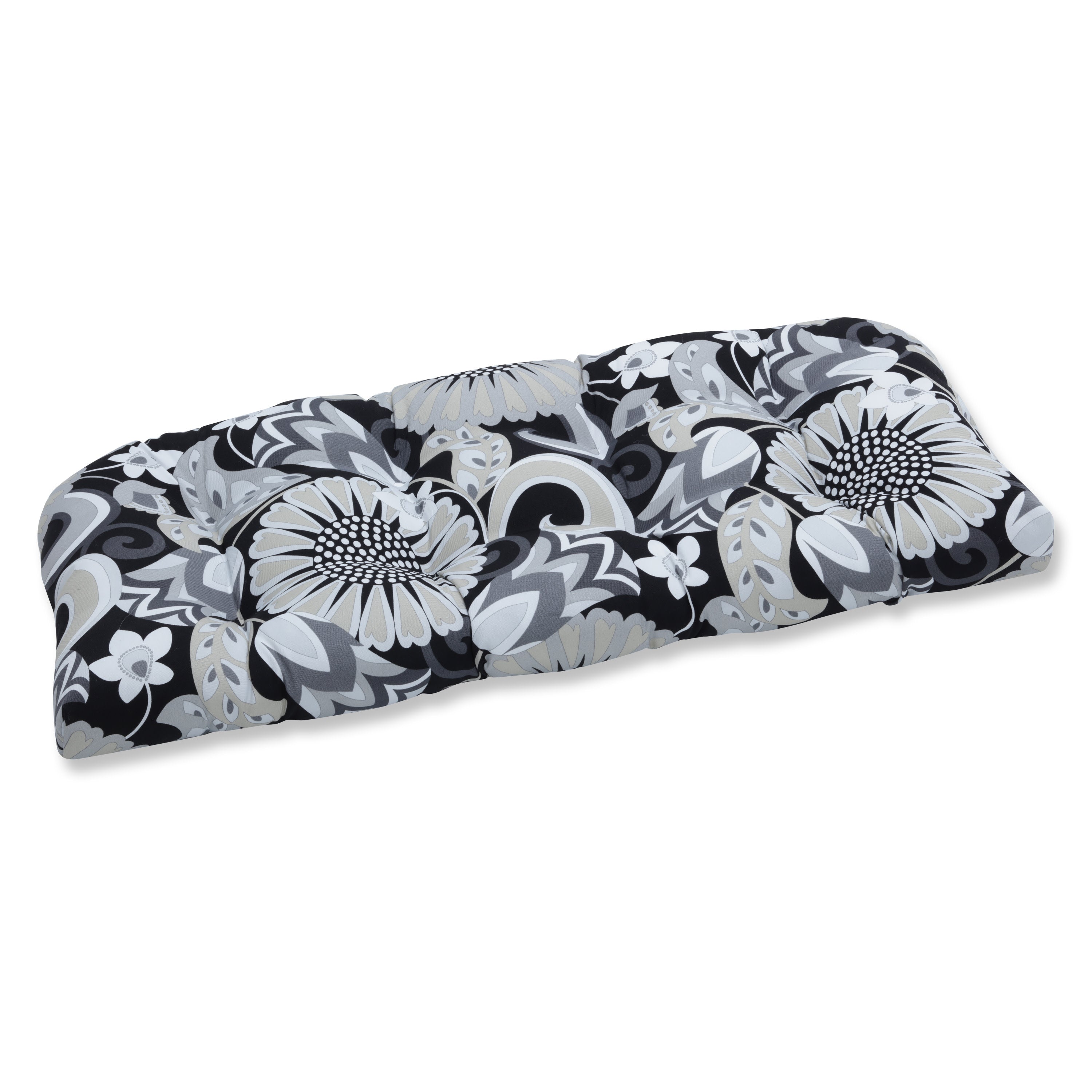 Sophia Graphite Wicker Loveseat Cushion