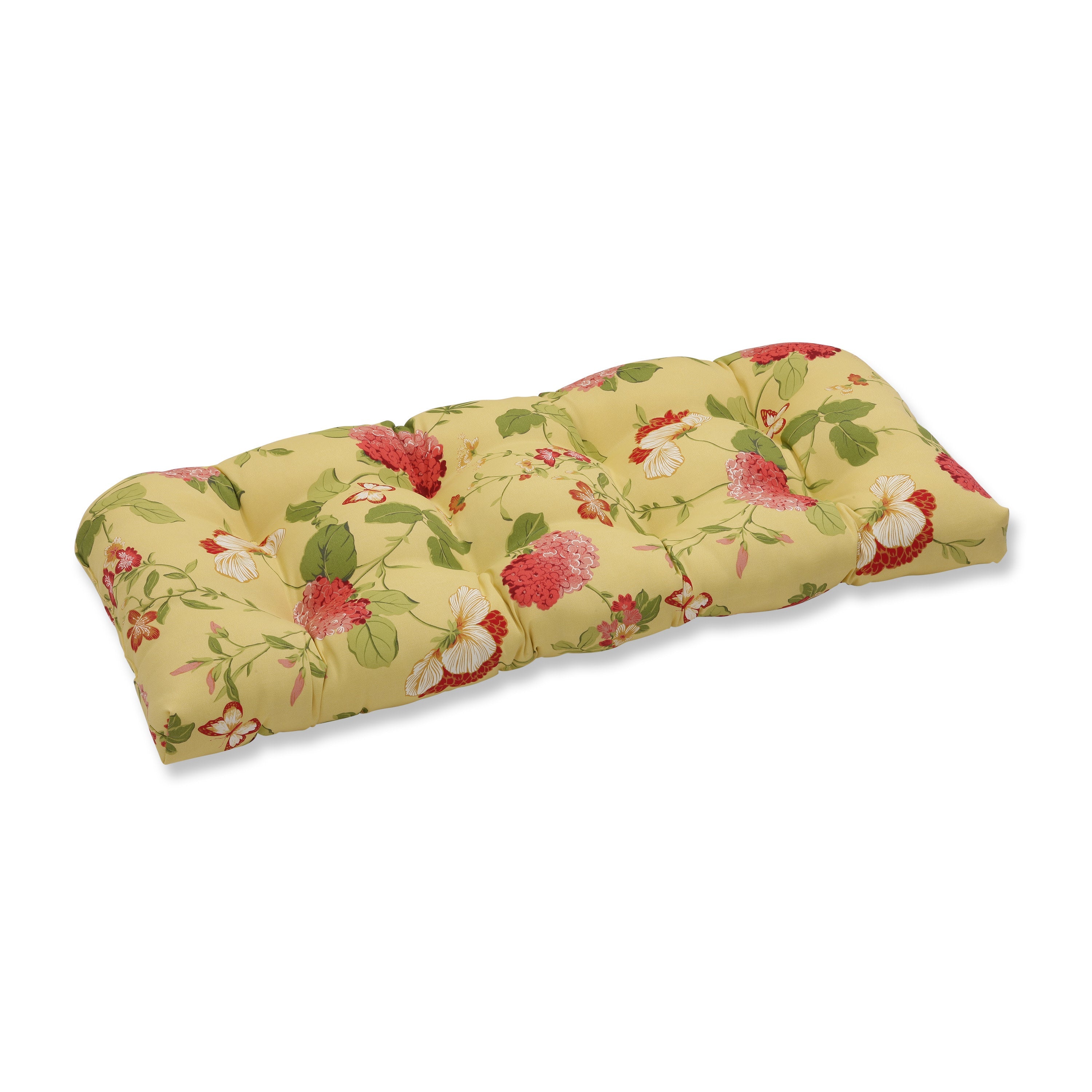 Risa Lemonade Wicker Loveseat Cushion