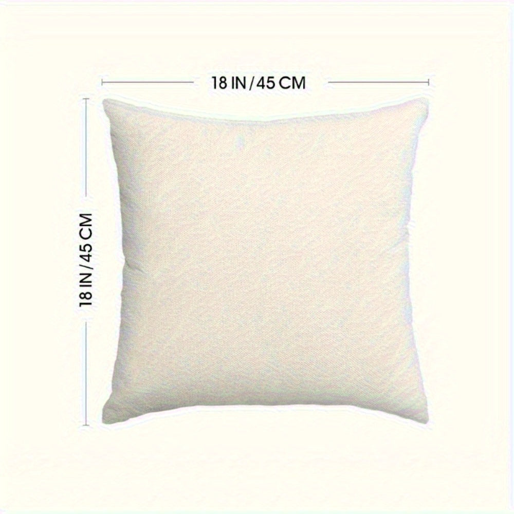 4pcs of plant and flower truck pattern design printed zipper pillowcase-double-sided polyester printed pattern zipper closed home decoration living room, bedroom and sofa home decoration (without pillow core)