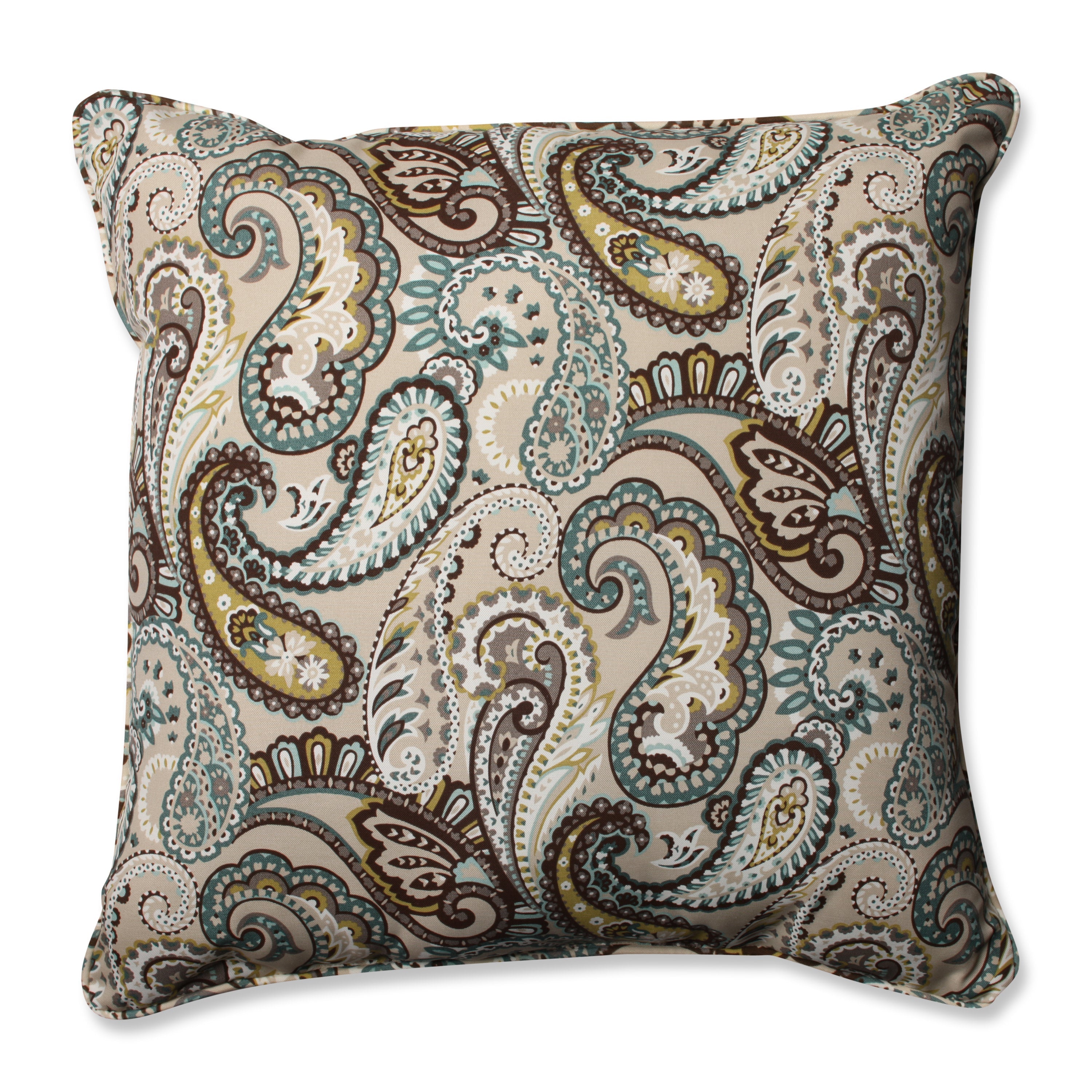 Tamara Paisley Quartz 25-Inch Floor Pillow