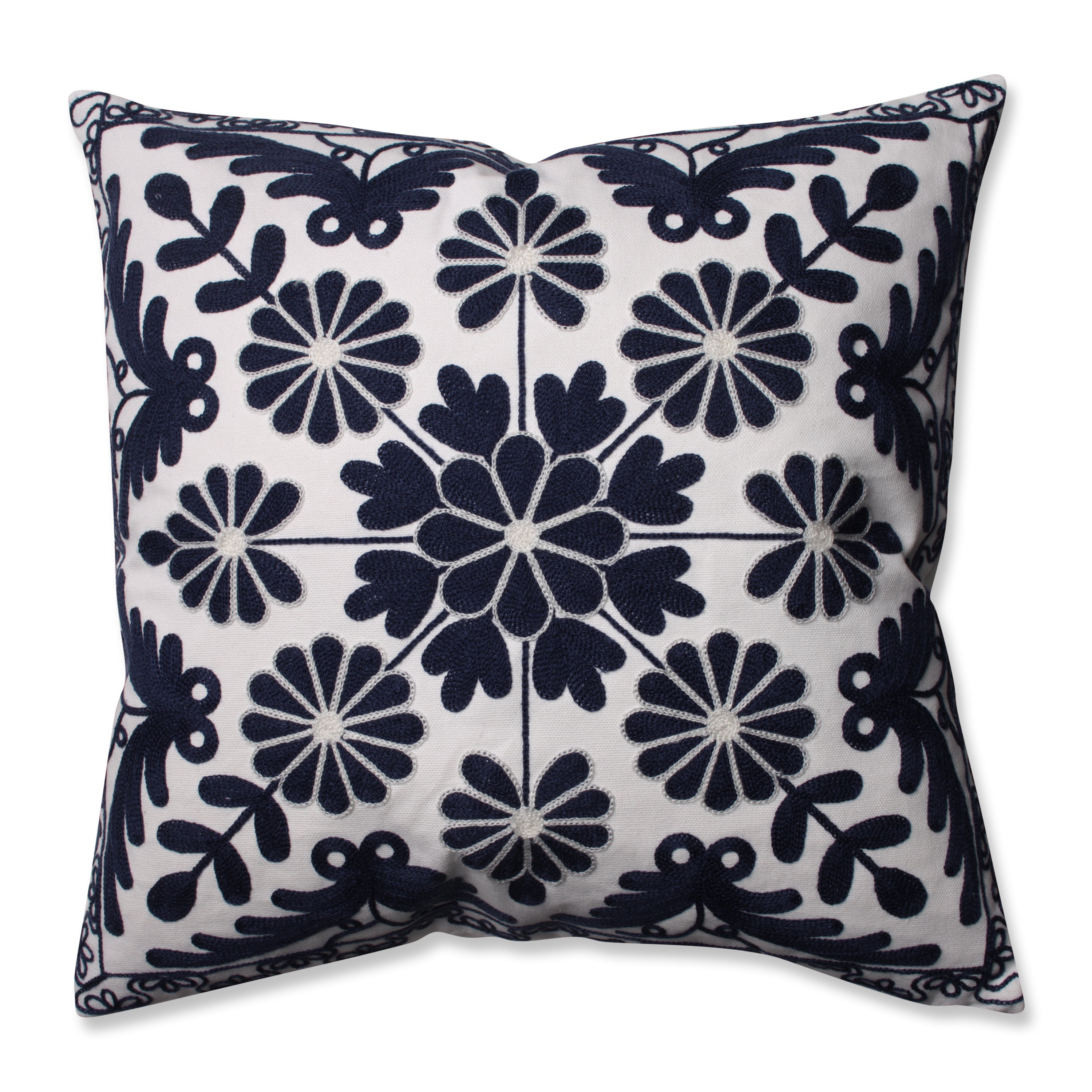Sylvan Indigo 16.5-Inch Throw Pillow