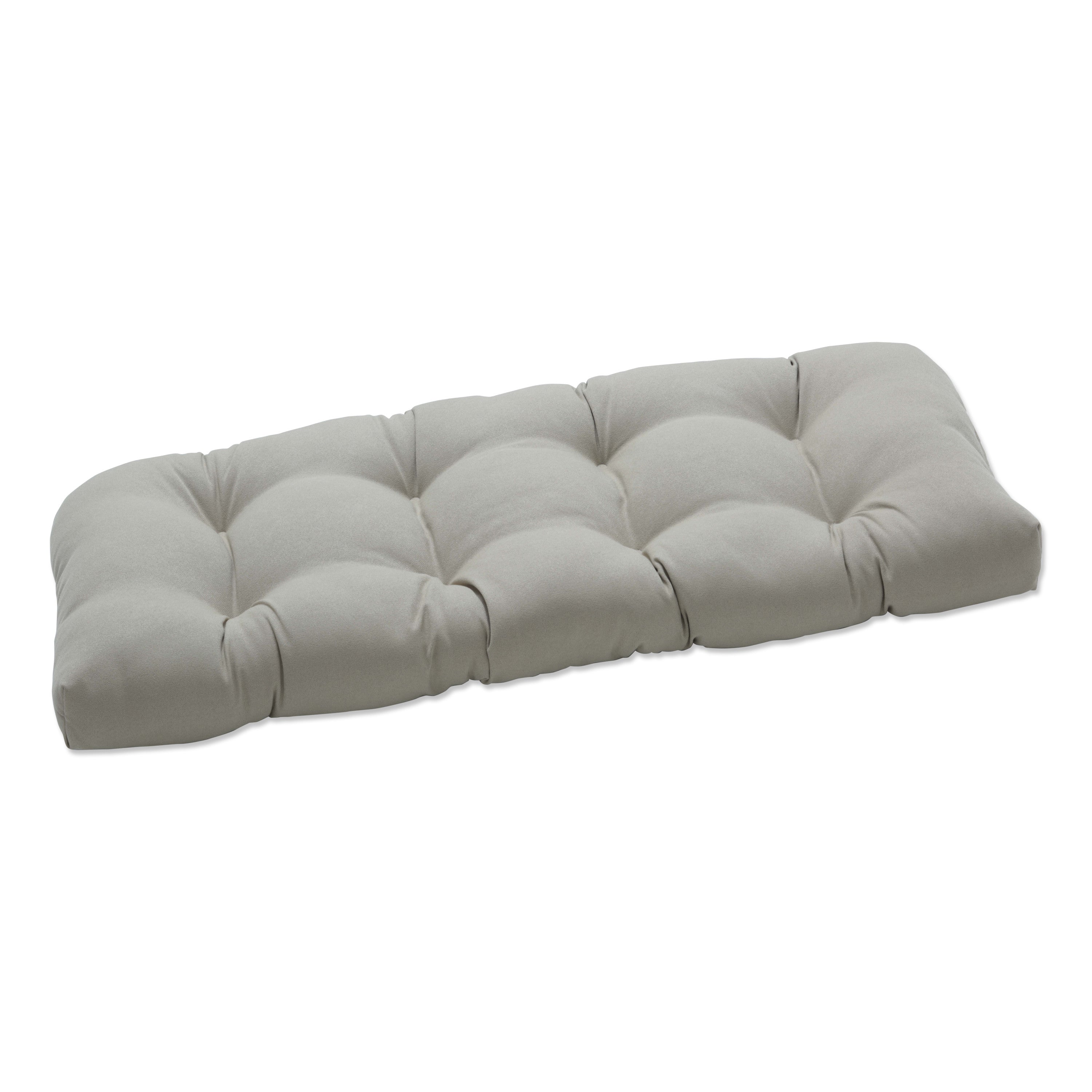 Solar Linen Wicker Loveseat Cushion