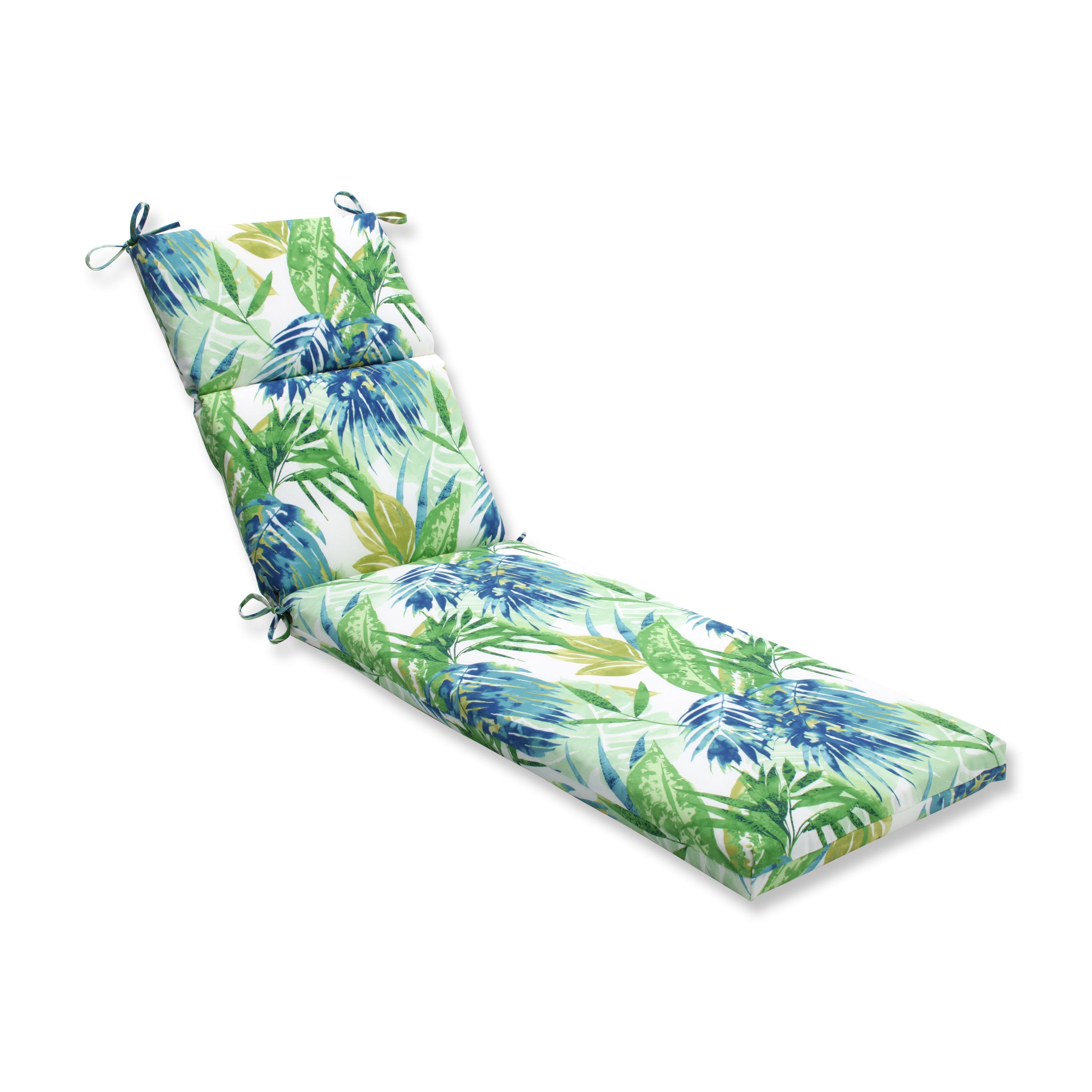 Soleil Blue/Green Chaise Lounge Cushion